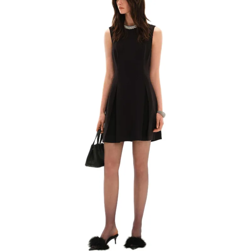 KARL LAGERFELD Sleeveless Dress Women's Black-2