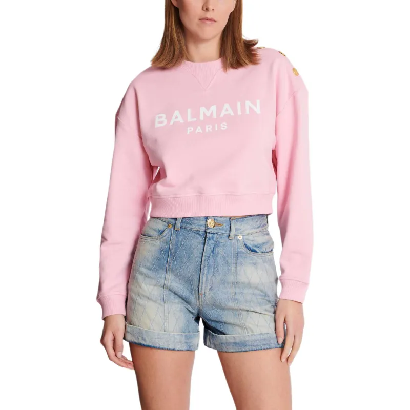 BALMAIN Paris print Sweatshirt-2