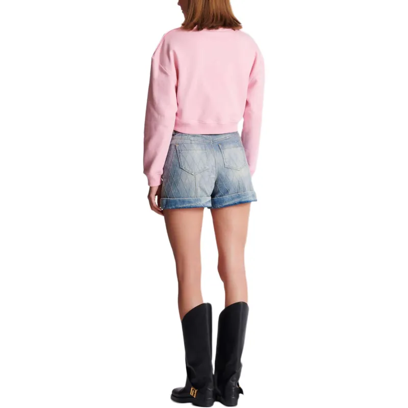 BALMAIN Paris print Sweatshirt-4