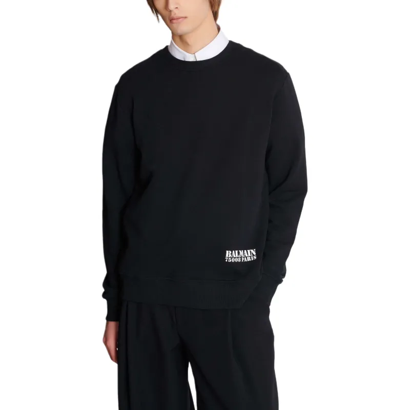 BALMAIN Logo print Sweatshirt-2