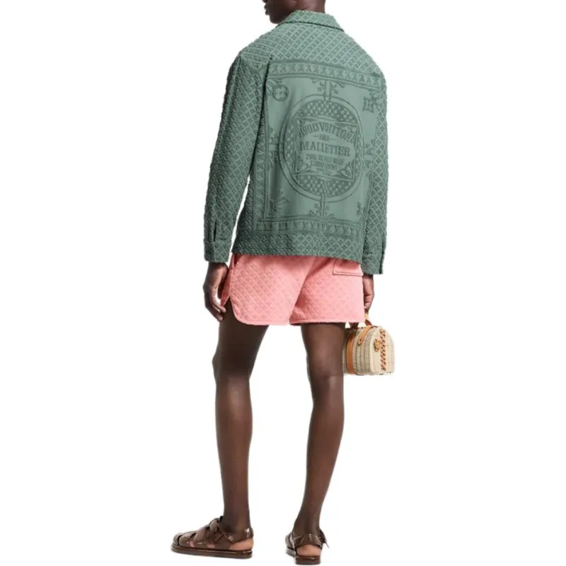 LOUIS VUITTON French Terry Jacquard Overshirt-4