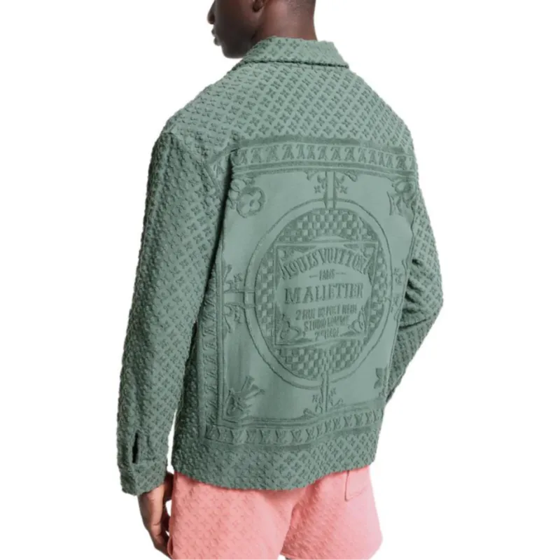 LOUIS VUITTON French Terry Jacquard Overshirt-2