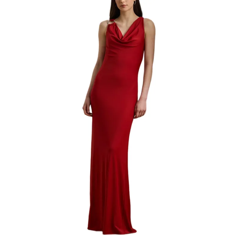 LAUREN RALPH LAUREN Sleeveless Dress Women's Red-1