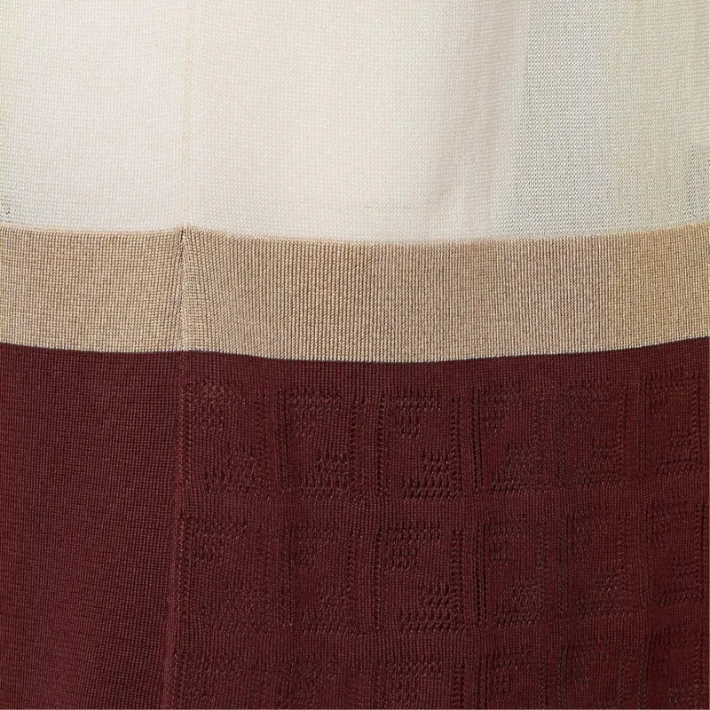 FENDI SS25 Casual Long Skirt Women's Beige-2