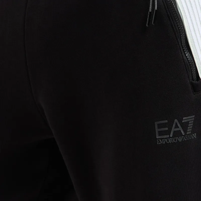 EMPORIO ARMANI EA7 Knitted Sweatpants Men's Black-4