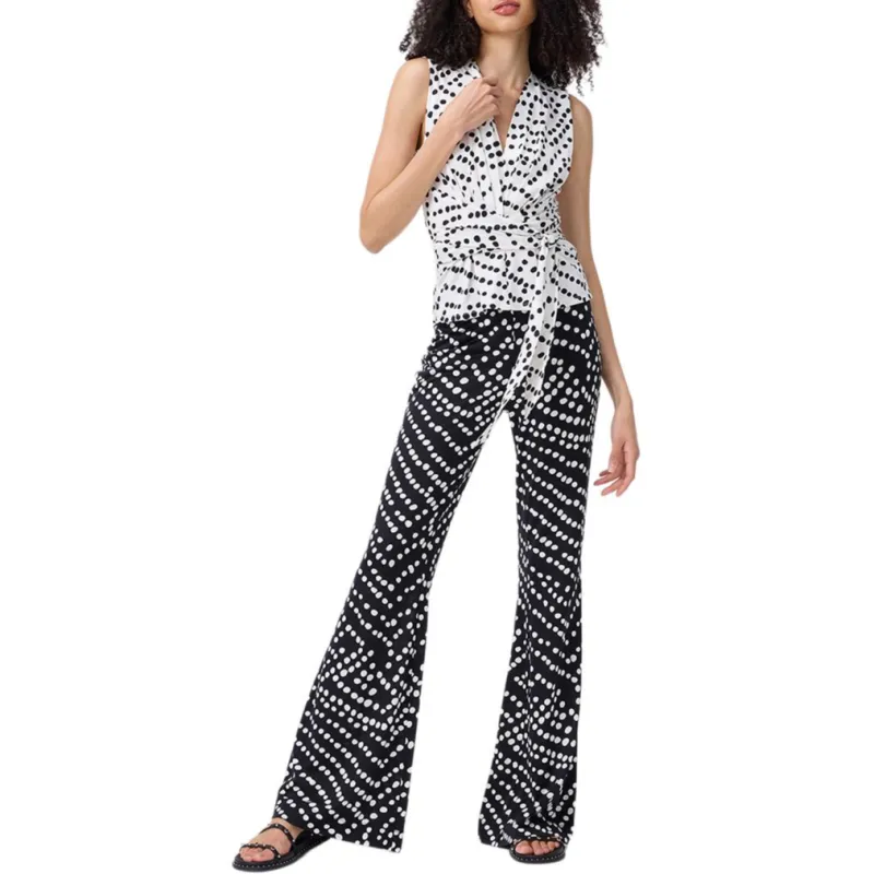 Diane Von Furstenberg FW25 Shirt Women's Black White-1