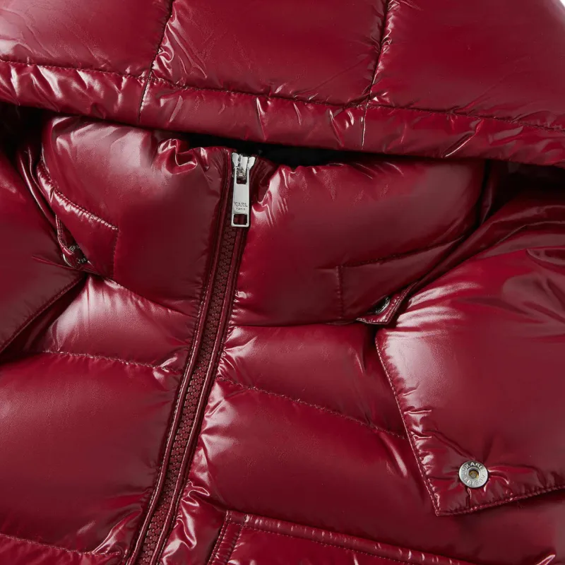 KARL LAGERFELD FW24 Vest Men's Burgundy-2