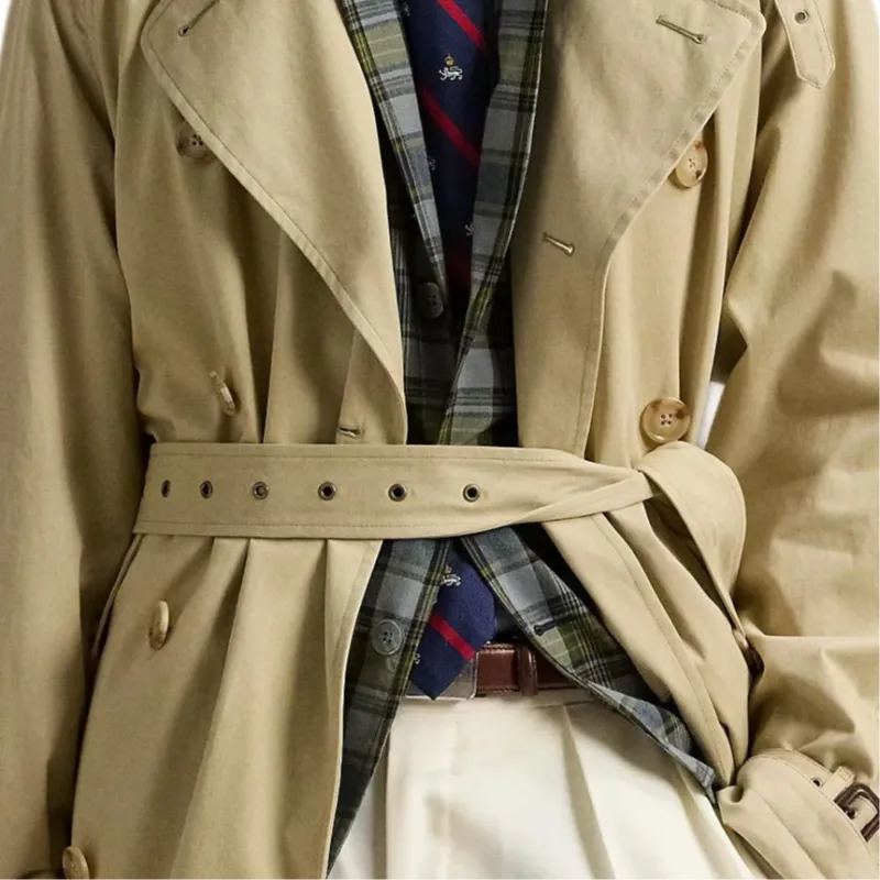Polo Ralph Lauren Trench Coat Men's Beige-3