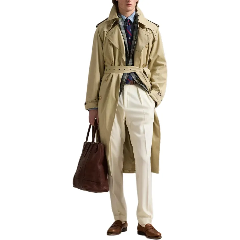 Polo Ralph Lauren Trench Coat Men's Beige-1