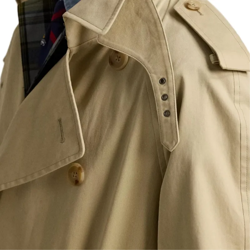 Polo Ralph Lauren Trench Coat Men's Beige-5