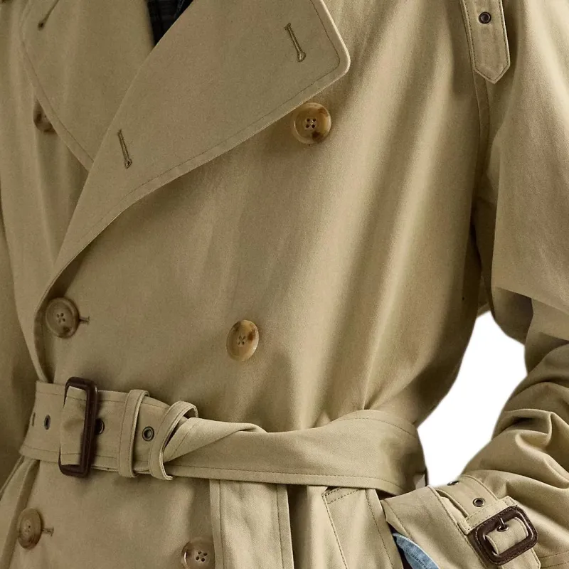 Polo Ralph Lauren Trench Coat Men's Beige-4
