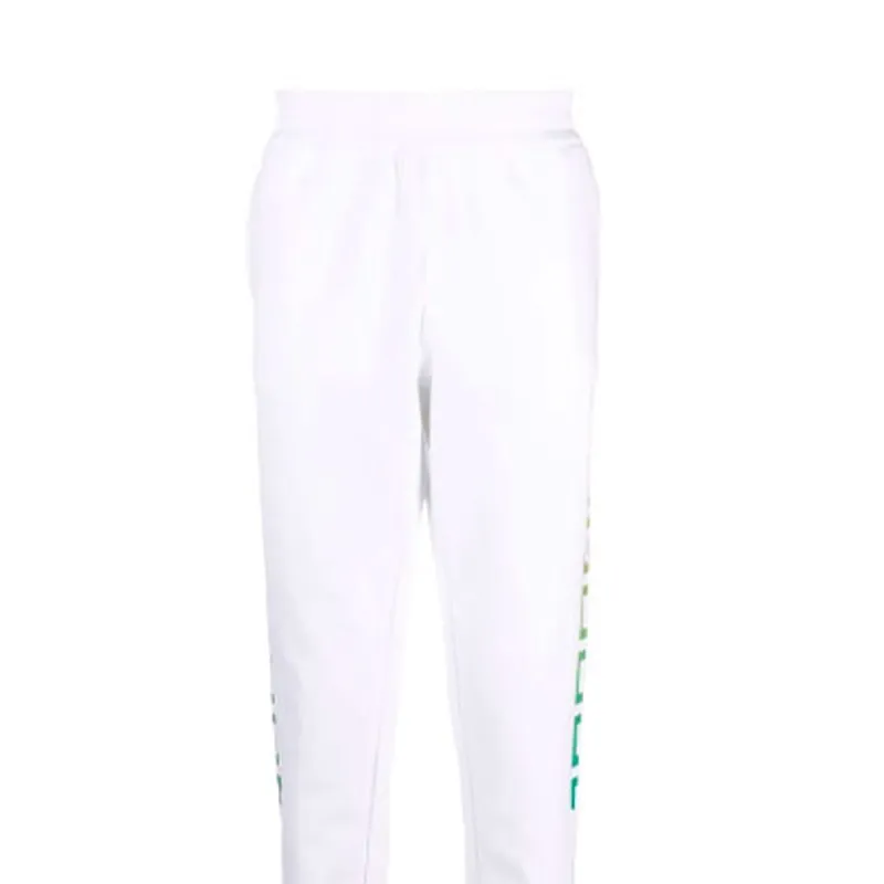 VERSACE Knitted Sweatpants Men White-4