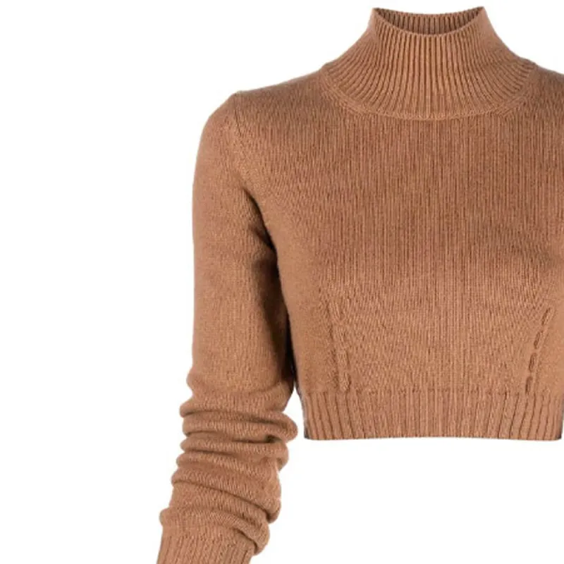FENDI Slim Fit Sweater Women's Brown-1