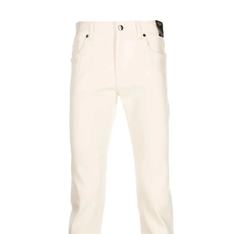 FENDI Jeans Men White-1