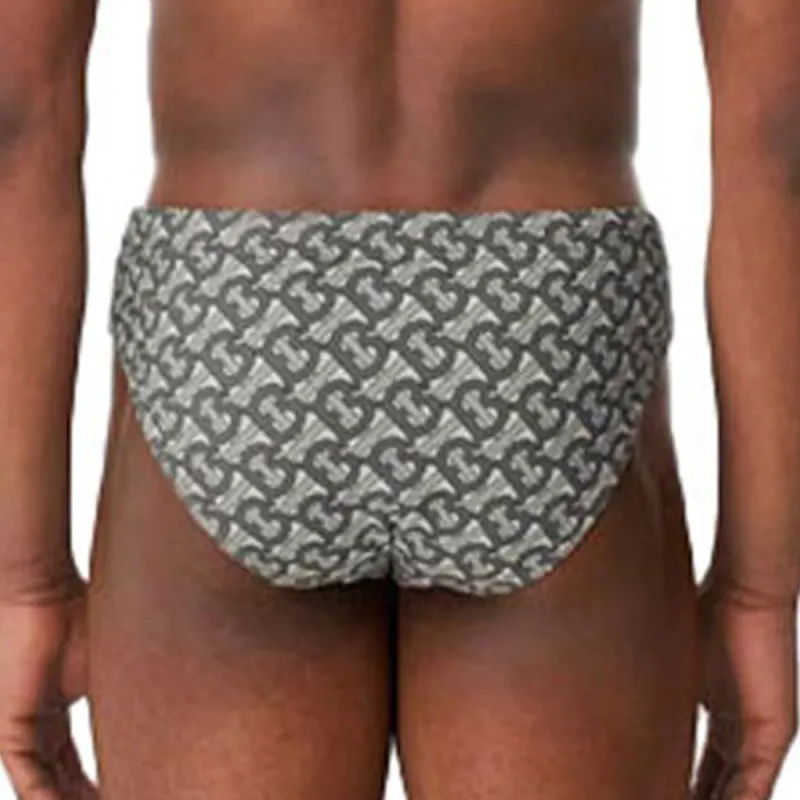 Burberry Swimming Shorts Men Gray-2