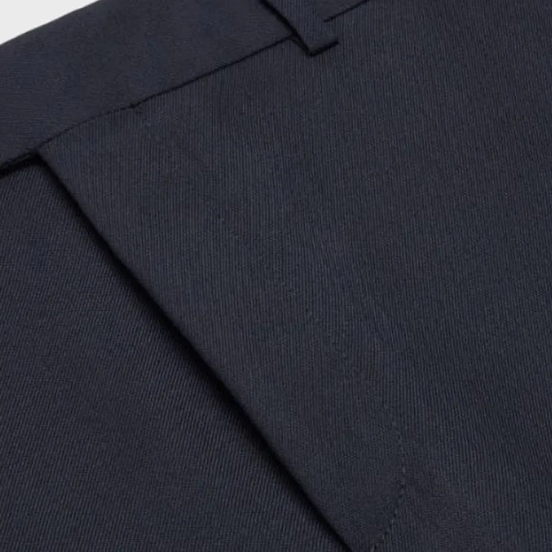 CELINE Classic Pants In Wool Gabardine-2