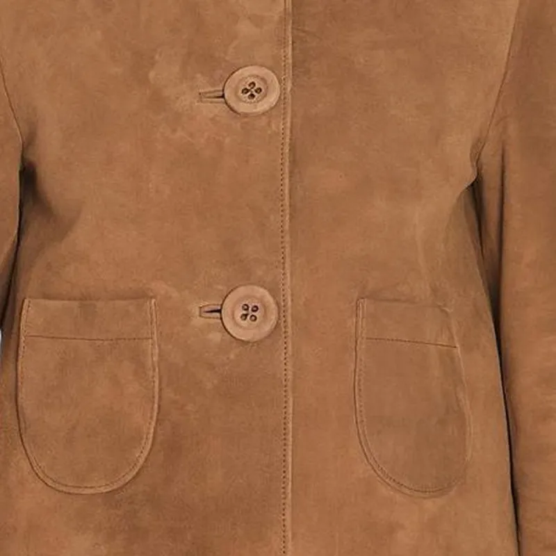 CELINE Jacket In Suede-3