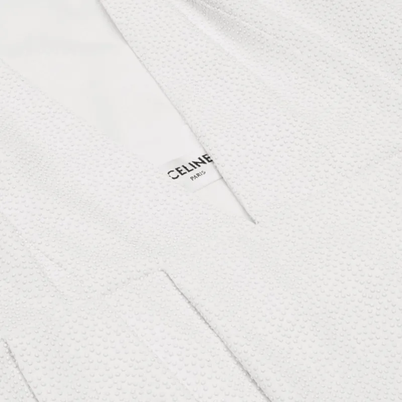 CELINE Long Sleeved Dresses Women's White-2