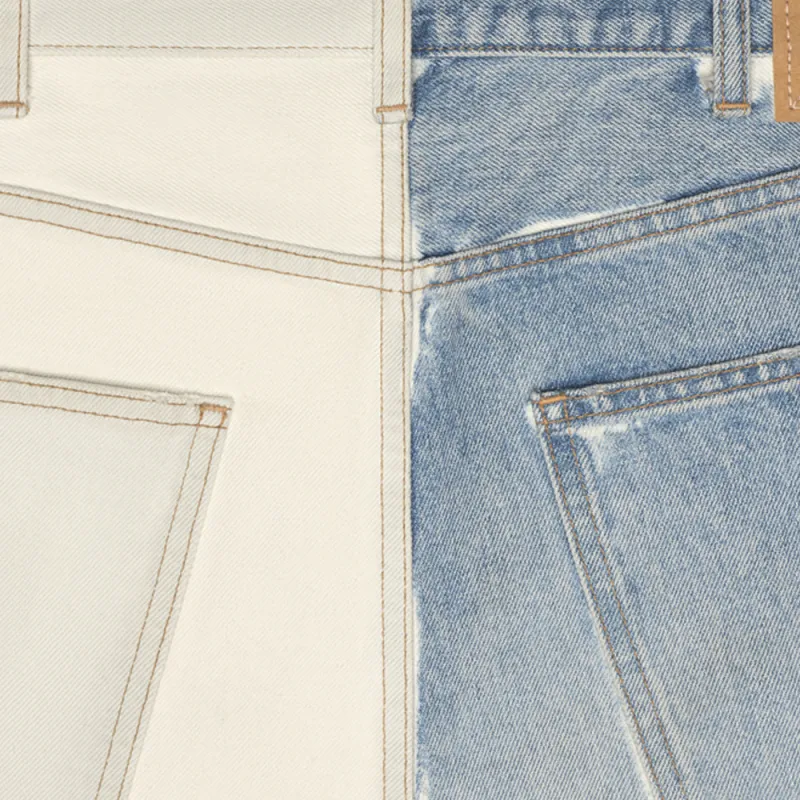 CELINE Jeans Men Blue White-2