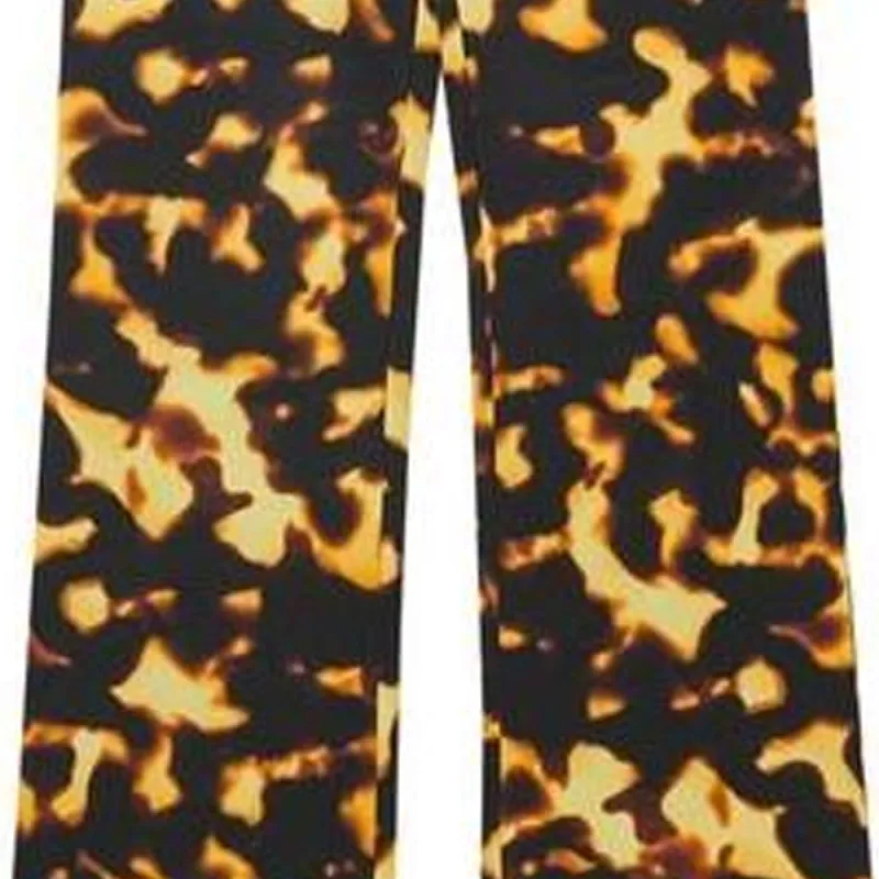 LOEWE Bootleg Trousers 'Yellow/Black'-1