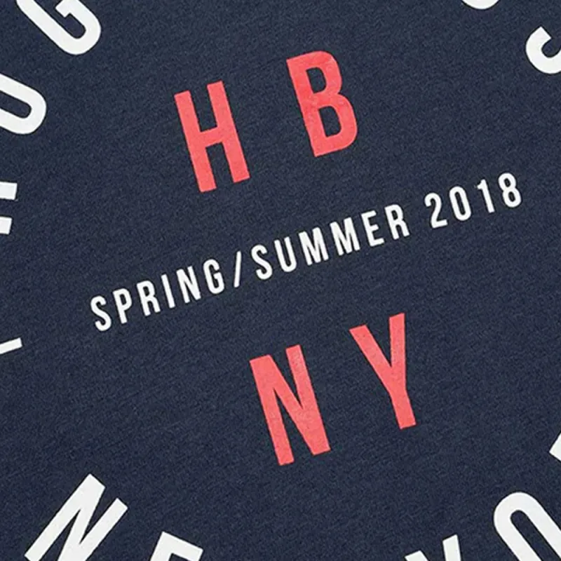 HUGO BOSS T Shirts Men Dark Blue-2