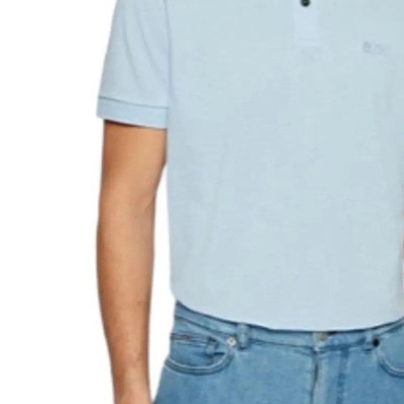 HUGO BOSS Polo Shirt Men's Light Blue-1