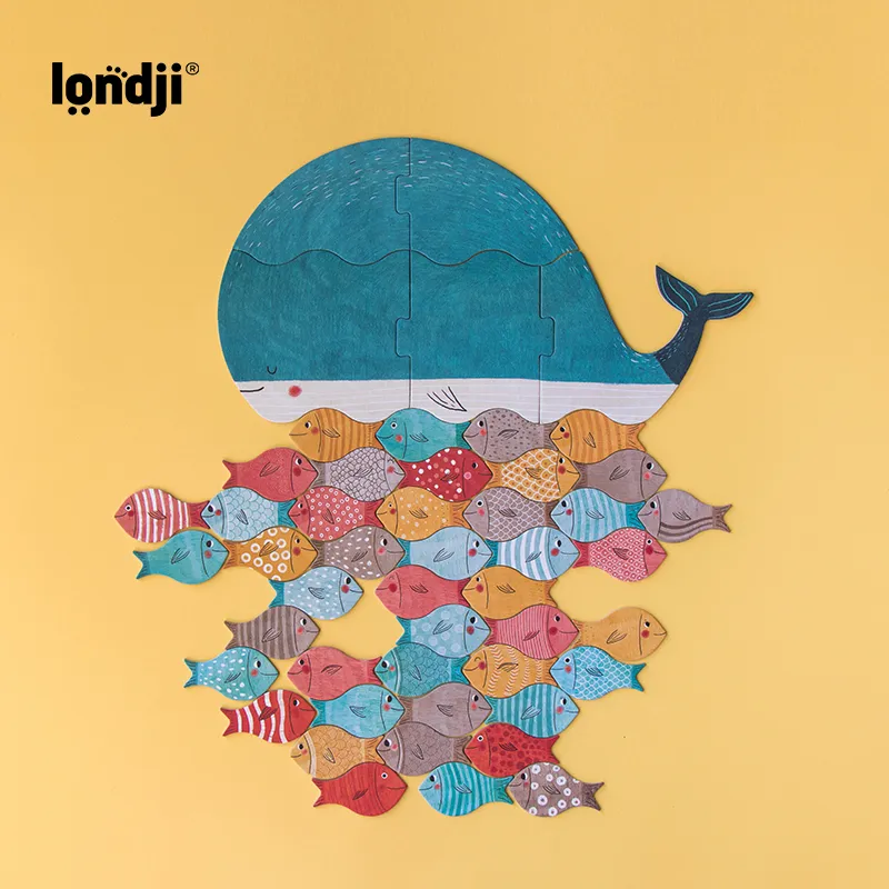 LONDJI Whale And Little Fish Board Games-2