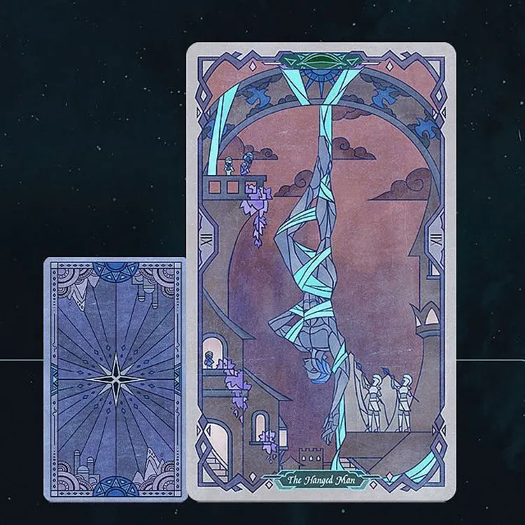WohStudios Tarot Mercury Mirror Tarot Cards Distressed Mirror Collection, Weit Edition Board Games-4