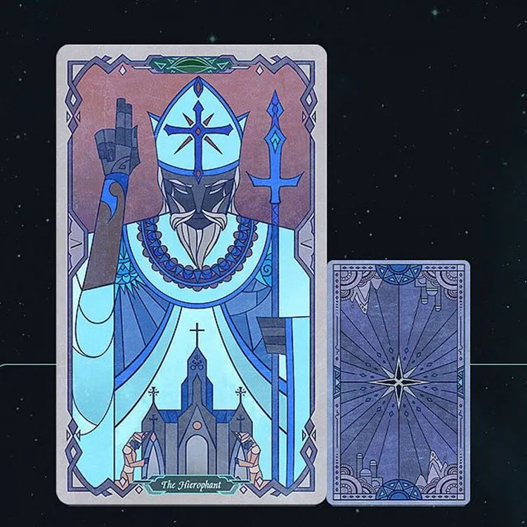 WohStudios Tarot Mercury Mirror Tarot Cards Distressed Mirror Collection, Weit Edition Board Games-3