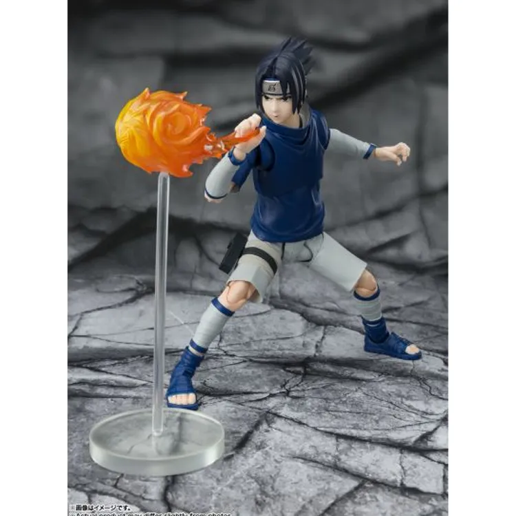 BANDAI Sasuke Uchiha S.H.Figuarts Naruto, The Genius Ninja Of The Uchiha Clan Action Figures-4