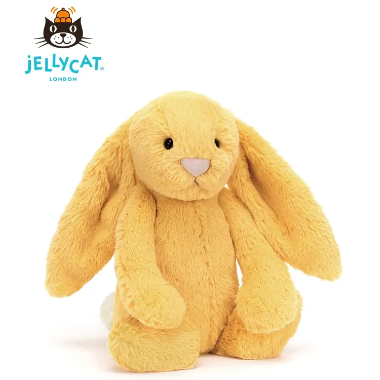 JELLYCAT Bunny Orange Yellow Dolls Plush Doll 31cm High-2
