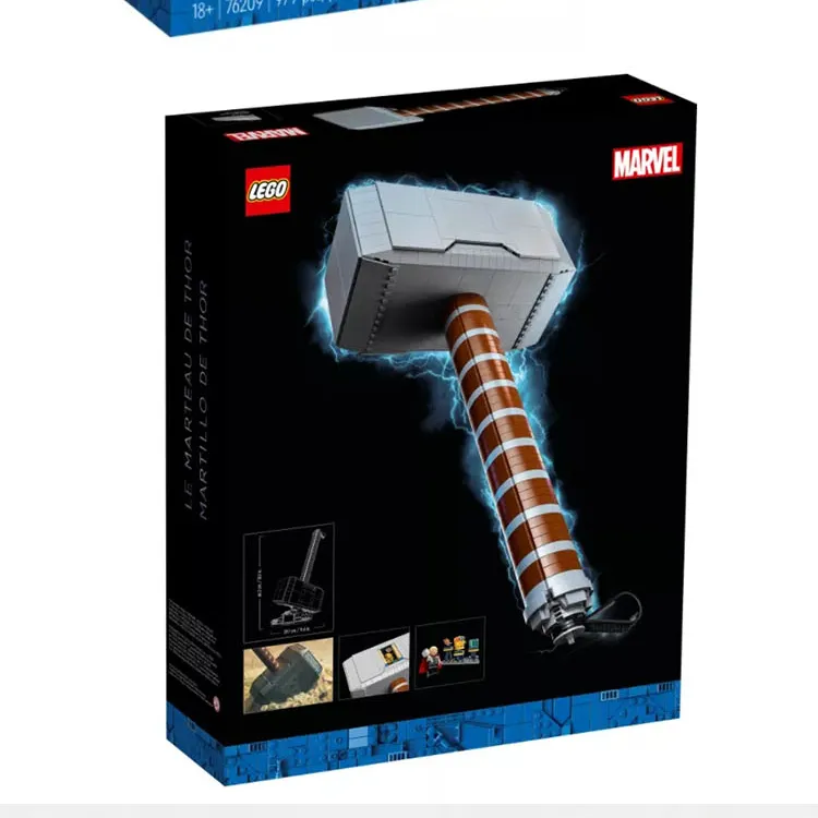 LEGO Super Hero Collection Thor God Of Thunder Thor's Hammer Building Blocks 979 76209-2