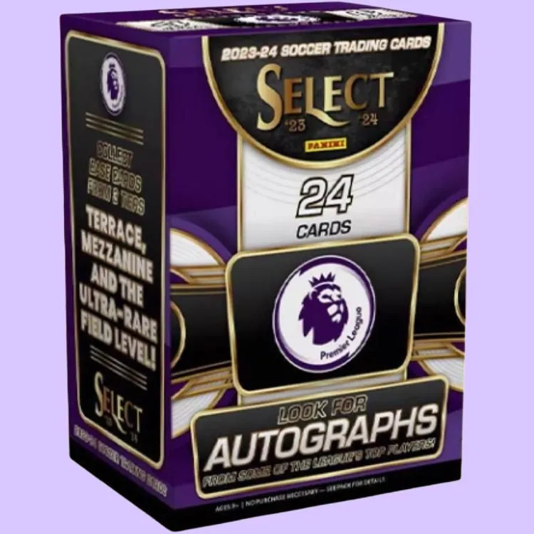 PANINI Select Premier League Blaster Soccer, Collectible Card, Hand Grenade Box, Player Card Sports Cards Whole Box-1