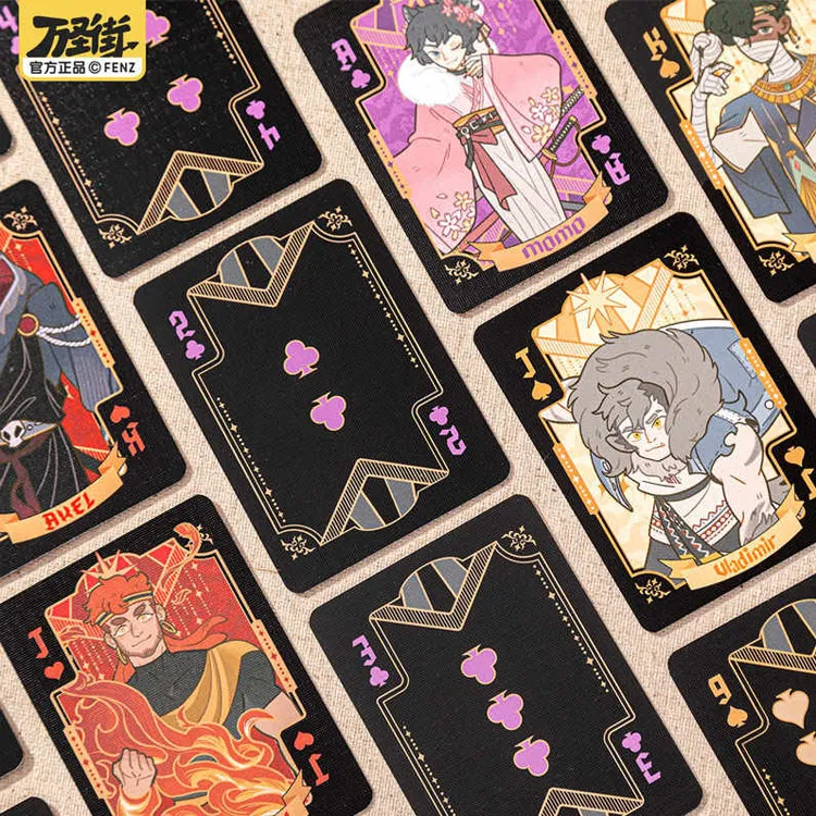 Inhuman August Anniversary Collection Poker Cards Party Game Textured Paper Cartoon Collection Cards Poker Cards-4
