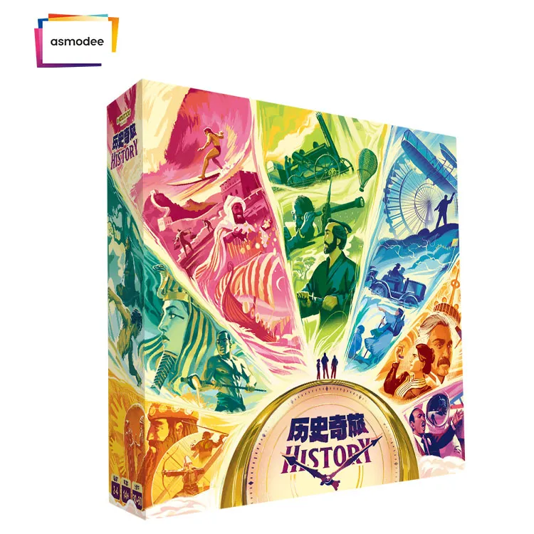 ASMODEE Historical Journey Chinese Edition  DC Casual Party Strategy Cooperation Desktop Card Game Board Games-1