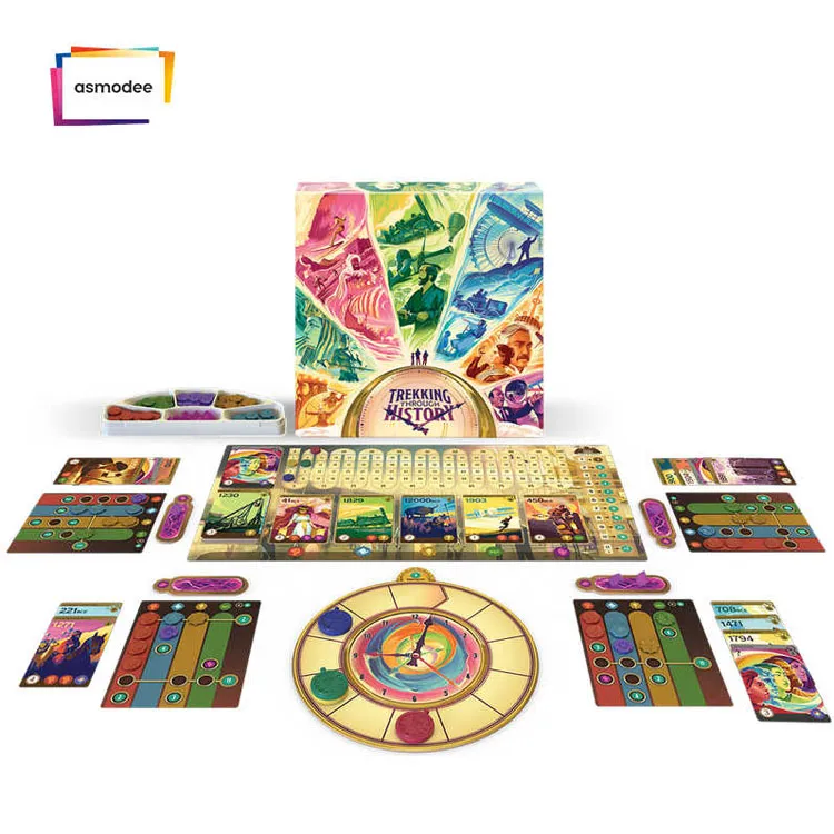 ASMODEE Historical Journey Chinese Edition  DC Casual Party Strategy Cooperation Desktop Card Game Board Games-2