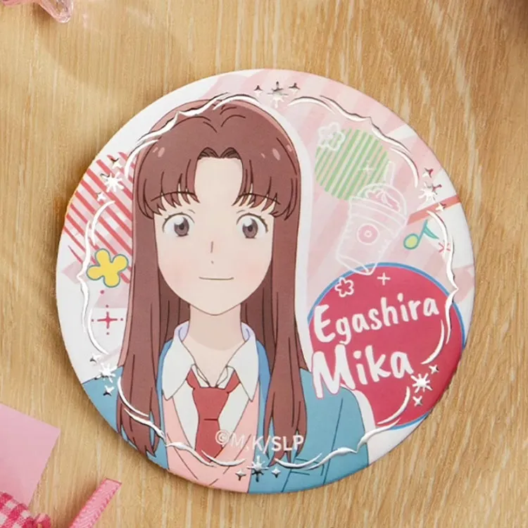 Animate Skip And Loafer Relief Gold Foil Character Badges-1