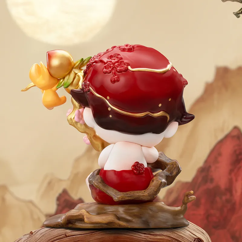 POP MART DIMOO Golden Peaches Hanging Heavy On The Branches Hang Tag Box-4