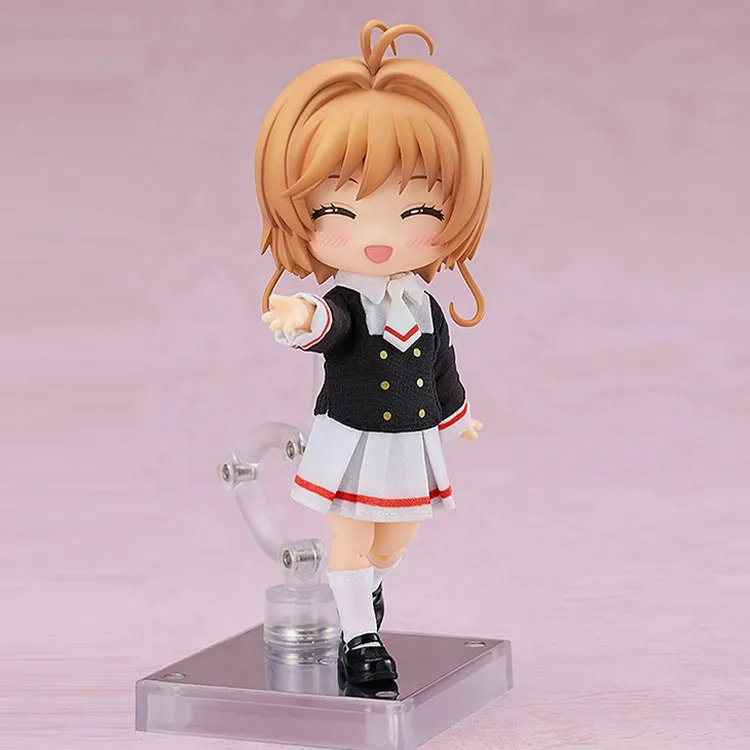 GSC Cardcaptor Sakura Characters Doll, Sakura Kinomoto, Nishiki Middle School Uniform Ver. Chibi Figures 14cm-2
