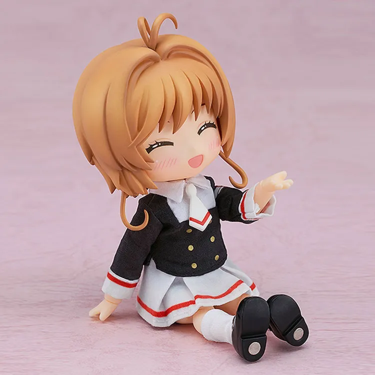 GSC Cardcaptor Sakura Characters Doll, Sakura Kinomoto, Nishiki Middle School Uniform Ver. Chibi Figures 14cm-3