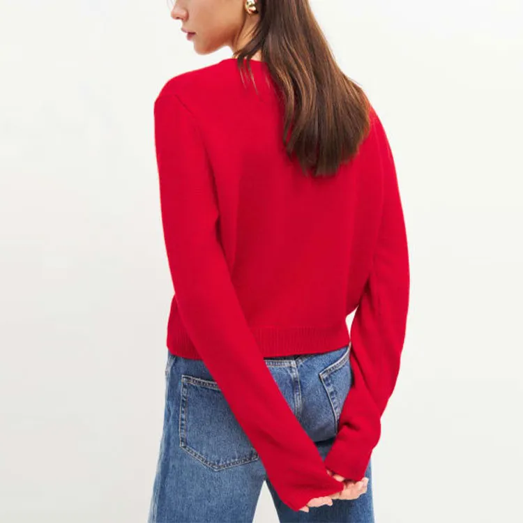 Reformation Cashmere Sweaters Women's Cherry/Cherry-2