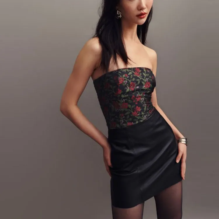 REFORMATION Giorgia Top Strapless Top Women's Romance-1