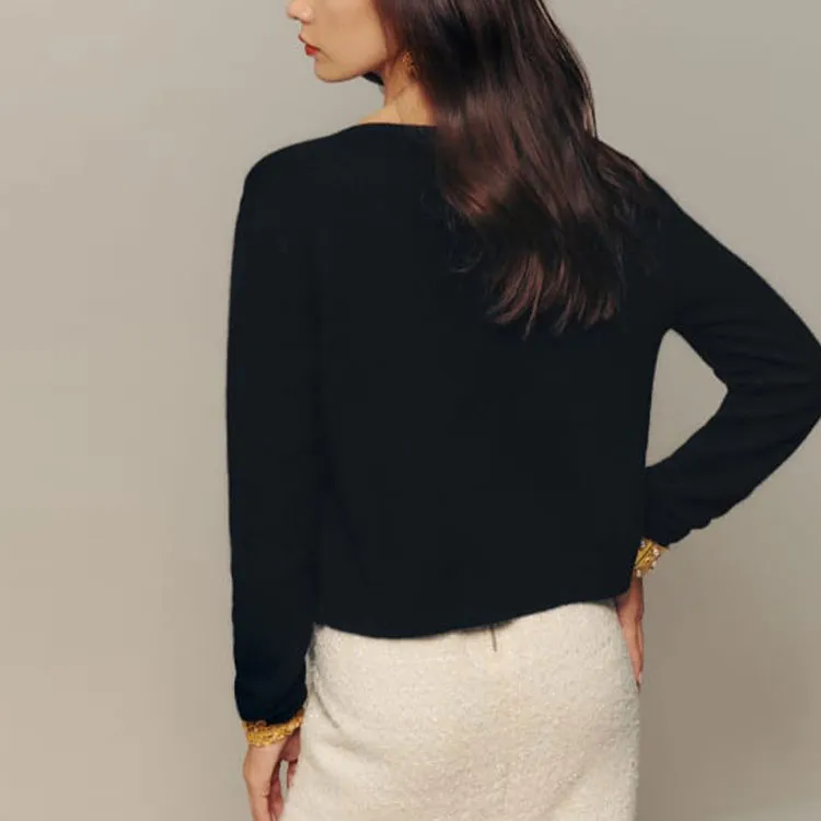 Reformation Cashmere Sweaters Women's Black-2