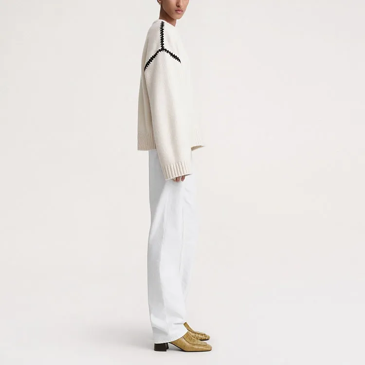 TOTEME Embroidered Wool Jumper-3