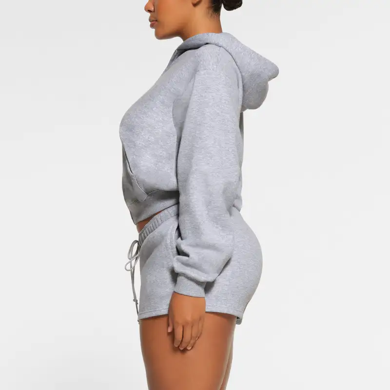 Skims Sweatshirts Women's HEATHER GREY/Heather Gray-3