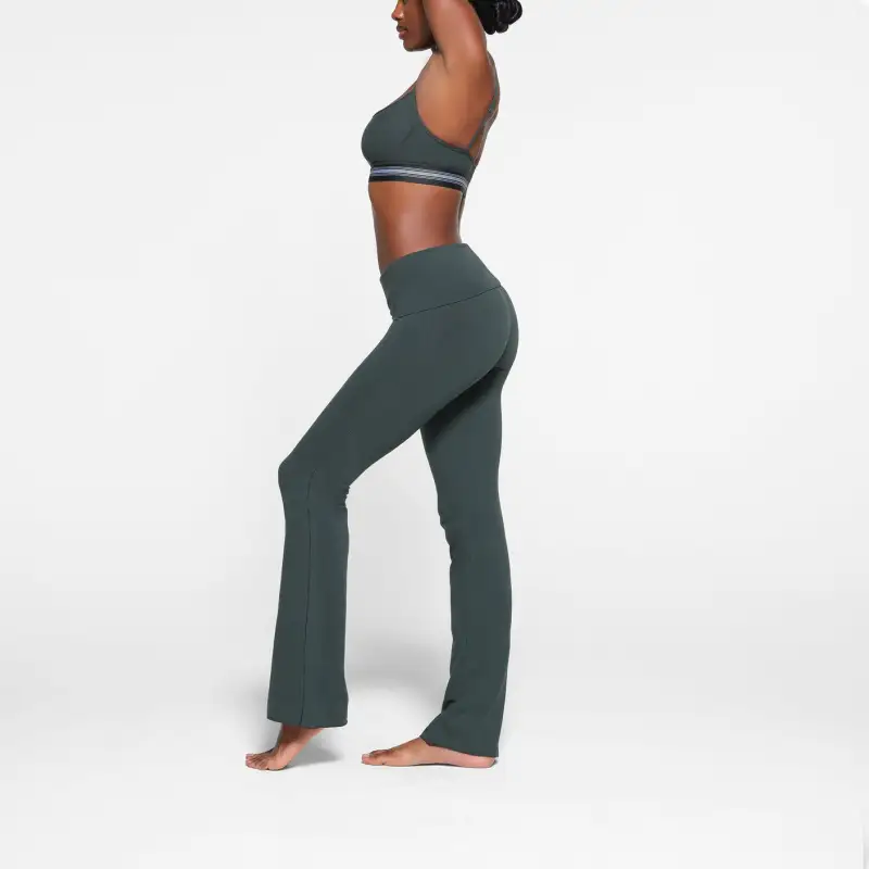 Skims COTTON JERSEY FOLDOVER PANT Casual Pants Women's SPRUCE/Spruce-3