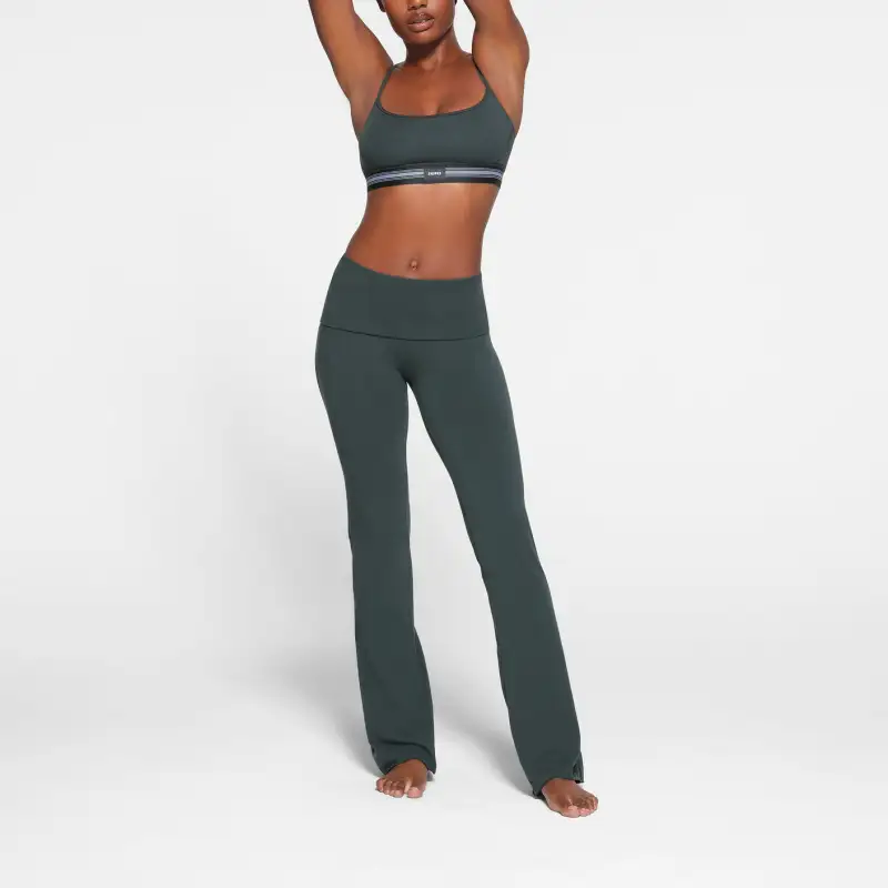 Skims COTTON JERSEY FOLDOVER PANT Casual Pants Women's SPRUCE/Spruce-2