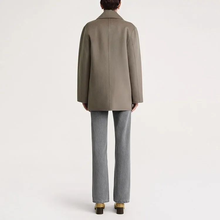 TOTEME Double breasted Wool Coat-2