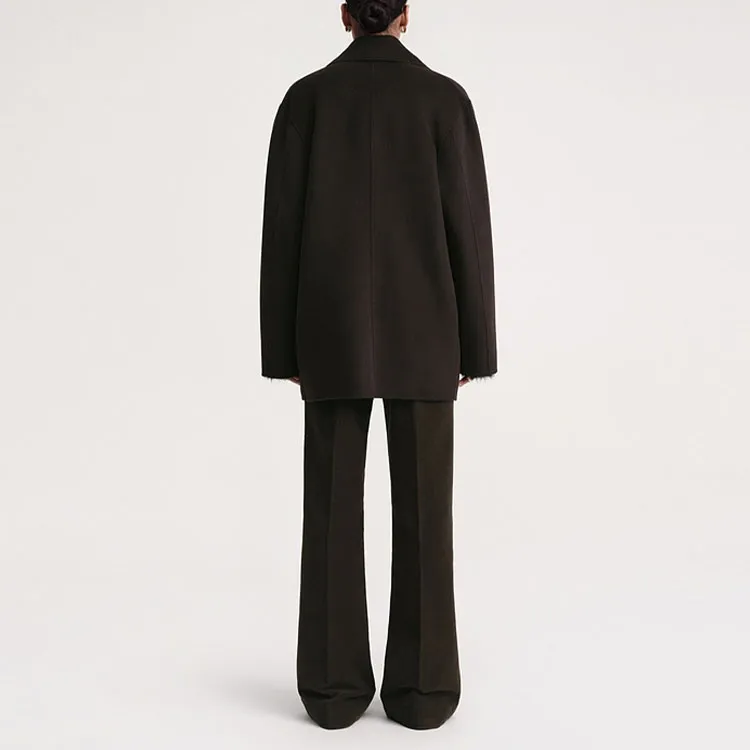 TOTEME Double breasted Wool Coat-2