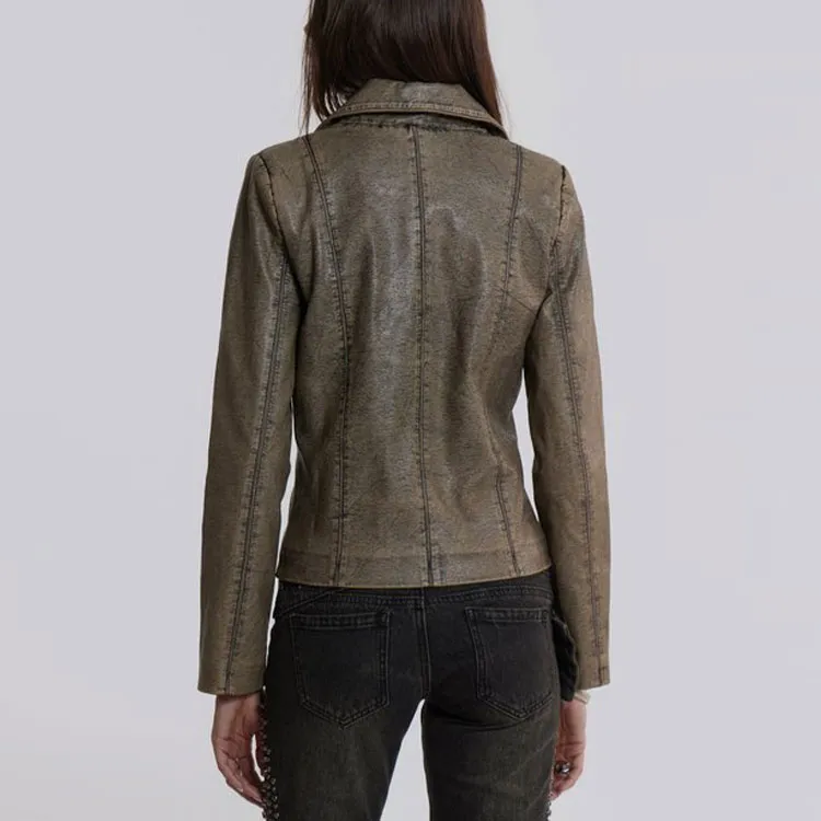 Jaded London Decade Collection Jacket Women's Brown-2